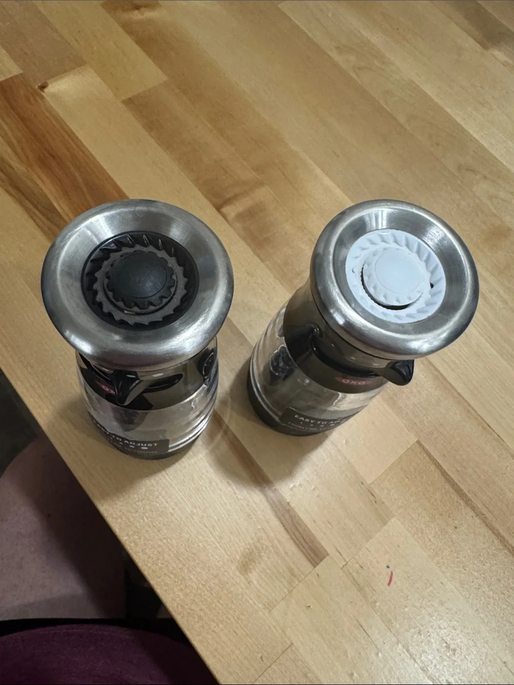 OXO salt and pepper grinders